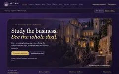 Arcane University website